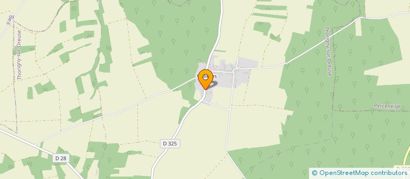 localisation de l'entreprise MONSIEUR MICHEL COUVIDAT  THORIGNY SUR OREUSE