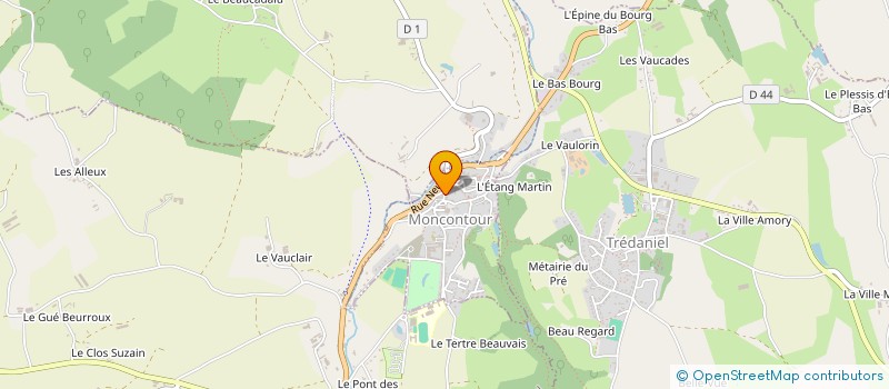 localisation de l'entreprise MONSIEUR MICHEL CRAFF à MONCONTOUR