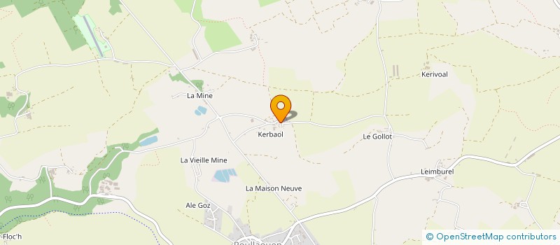 localisation de l'entreprise MONSIEUR MICHEL CRAS  POULLAOUEN