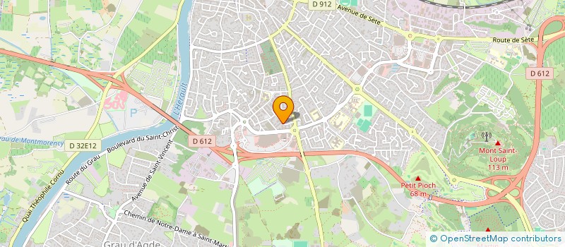localisation de l'entreprise MONSIEUR MICHEL CREBEC à AGDE