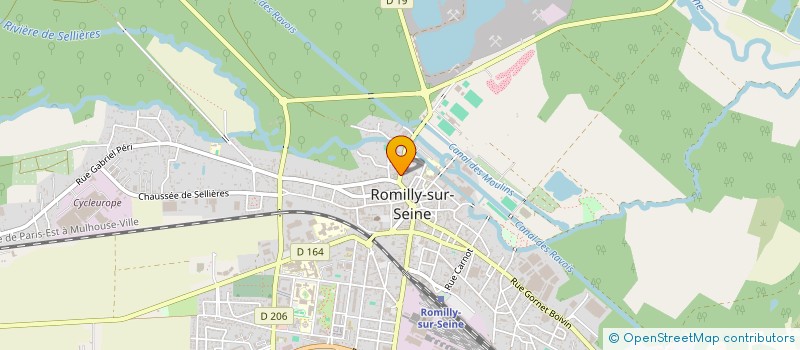 localisation de l'entreprise MONSIEUR MICHEL CRELIER  ROMILLY-SUR-SEINE