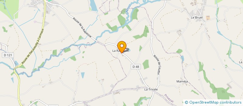 localisation de l'entreprise MONSIEUR MICHEL CRES  PRIVEZAC