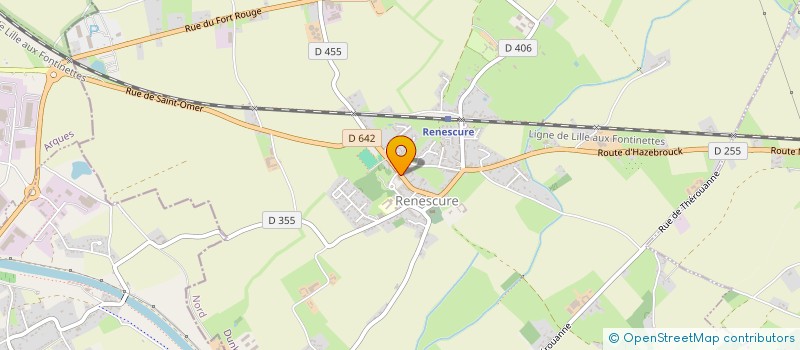 localisation de l'entreprise MONSIEUR MICHEL CRESSON  RENESCURE