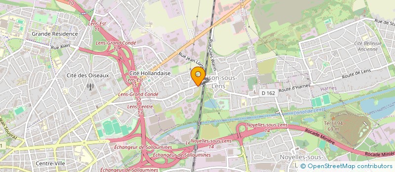 localisation de l'entreprise MONSIEUR MICHEL CRESSON  LOISON-SOUS-LENS