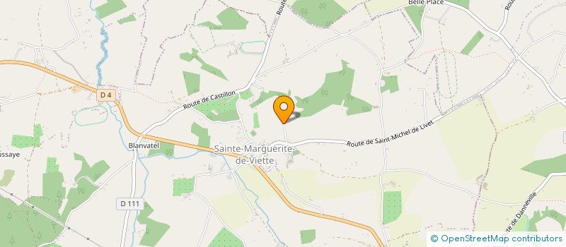 localisation de l'entreprise MONSIEUR MICHEL CRESTEY à LIVAROT-PAYS-D'AUGE
