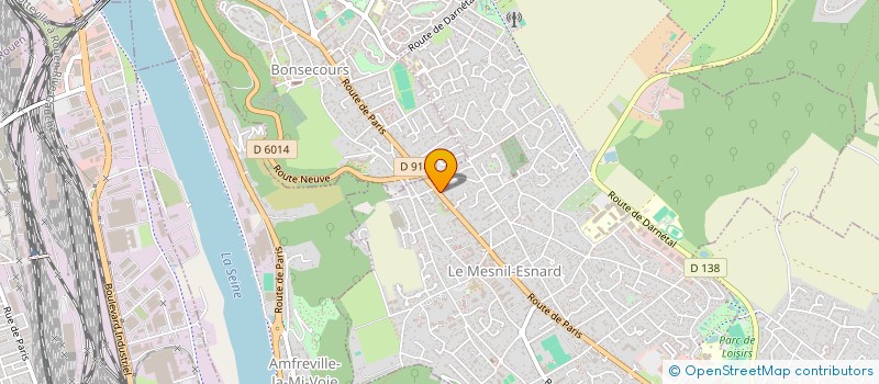 localisation de l'entreprise MONSIEUR MICHEL CRETON  LE MESNIL-ESNARD