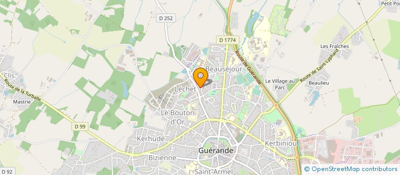 localisation de l'entreprise MONSIEUR MICHEL CRIAUD à GUERANDE