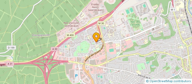 localisation de l'entreprise MONSIEUR MICHEL CRIPPA  LAXOU