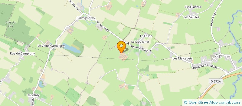 localisation de l'entreprise MONSIEUR MICHEL CROCQUEVIEILLE  AGY