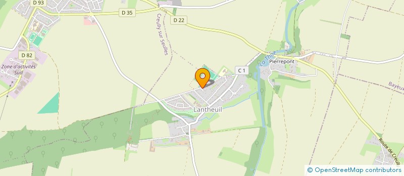localisation de l'entreprise MONSIEUR MICHEL CROCQUEVIEILLE  PONTS SUR SEULLES