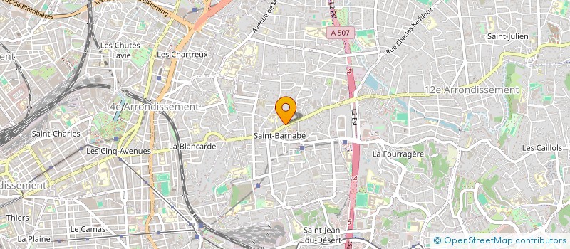 localisation de l'entreprise MONSIEUR MICHEL CROS à MARSEILLE