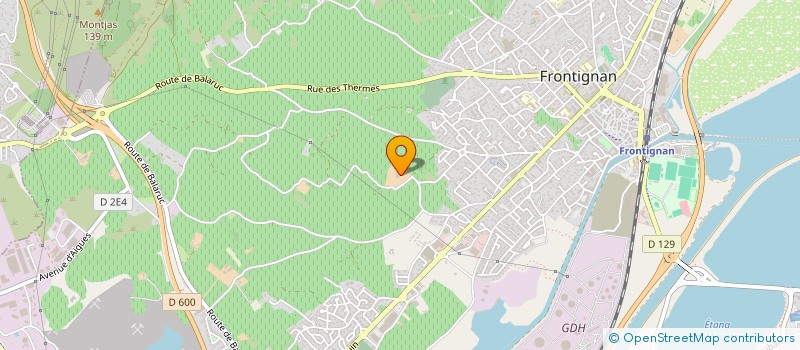 localisation de l'entreprise MONSIEUR MICHEL CROS à FRONTIGNAN