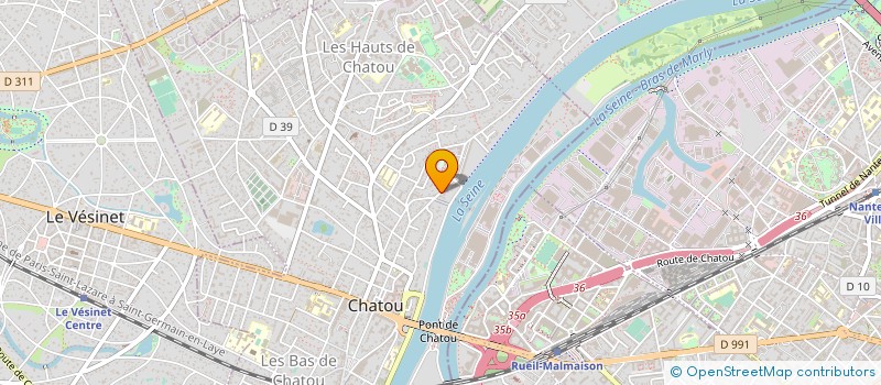 localisation de l'entreprise MONSIEUR MICHEL CROS à CHATOU
