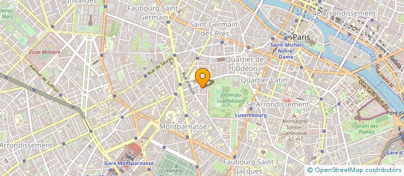 localisation de l'entreprise MONSIEUR MICHEL CROSNIER  PARIS