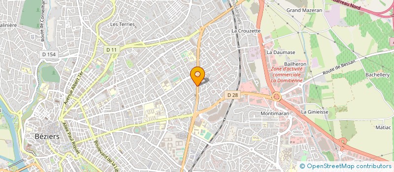 localisation de l'entreprise MONSIEUR MICHEL CROUZET à NICE