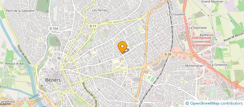 localisation de l'entreprise MONSIEUR MICHEL CROZES à BEZIERS