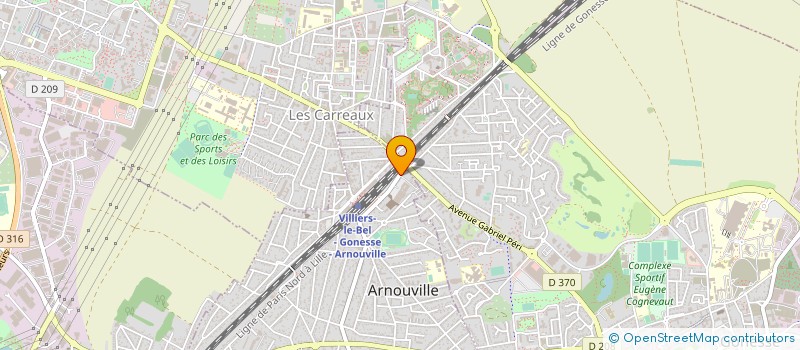 localisation de l'entreprise MONSIEUR MICHEL CUARTAS  ARNOUVILLE