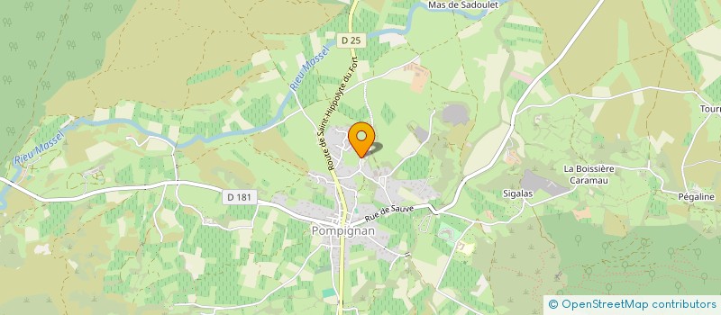 localisation de l'entreprise MONSIEUR MICHEL CUINET  FRESSAC