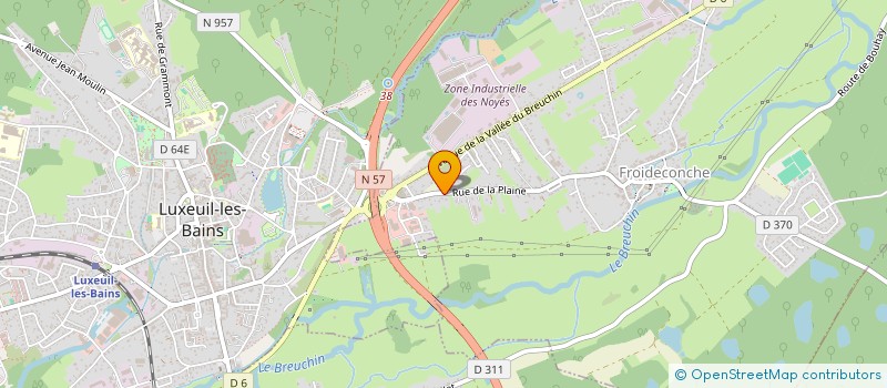 localisation de l'entreprise MONSIEUR MICHEL CUNEY  FROIDECONCHE