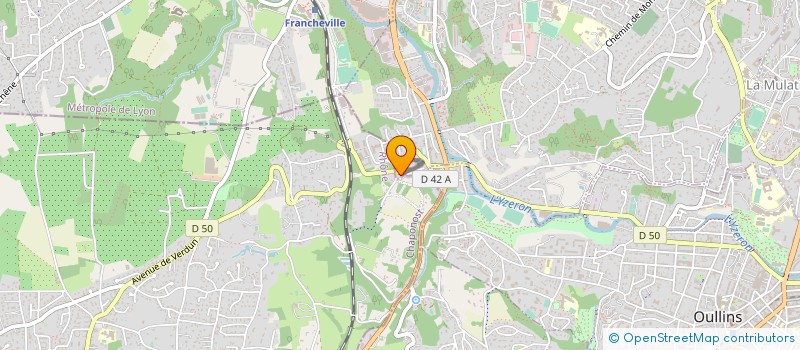 localisation de l'entreprise MONSIEUR MICHEL CUNY  SAINTE-FOY-LES-LYON