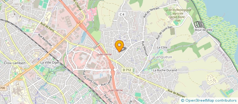 localisation de l'entreprise MONSIEUR MICHEL CURUNET  LANGUEUX