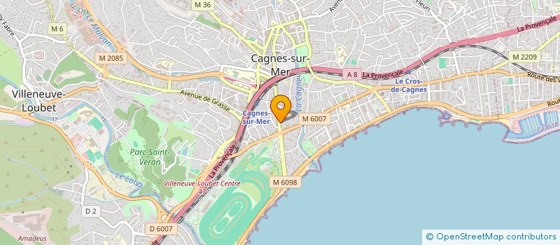 localisation de l'entreprise MONSIEUR MICHEL CUSENZA à CAGNES-SUR-MER