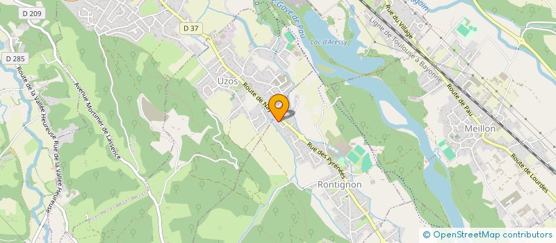 localisation de l'entreprise MONSIEUR MICHEL DA COSTA  RONTIGNON