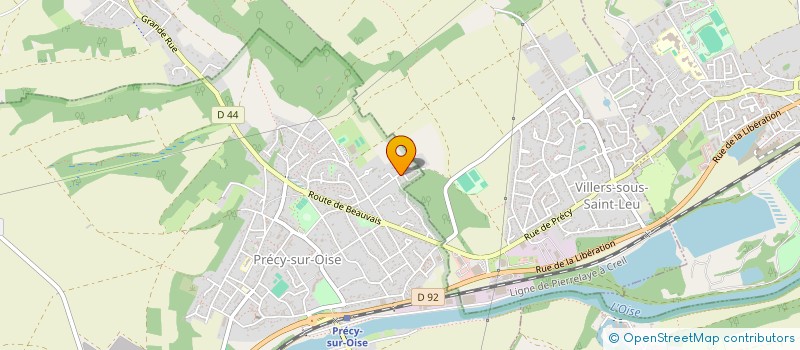 localisation de l'entreprise MONSIEUR MICHEL DA MOTA  PRECY-SUR-OISE