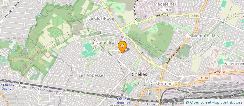 localisation de l'entreprise MONSIEUR MICHEL DA SILVA LOPES à CHELLES