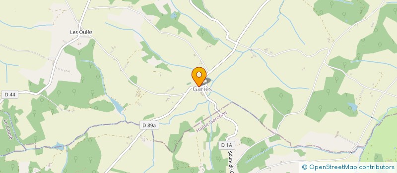 localisation de l'entreprise MONSIEUR MICHEL DABASSE  LAMOTHE-CUMONT