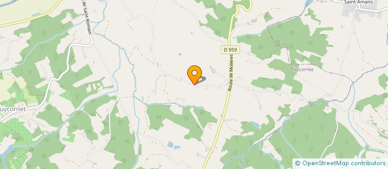 localisation de l'entreprise MONSIEUR MICHEL DABERNAT  PUYCORNET