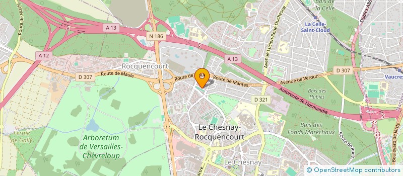 localisation de l'entreprise MONSIEUR MICHEL DACH à LE CHESNAY-ROCQUENCOURT