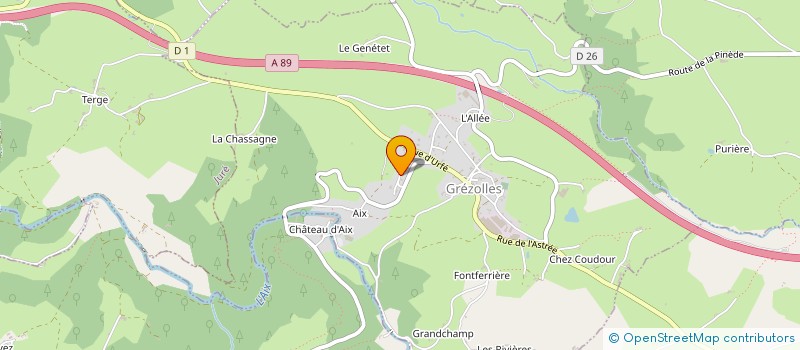 localisation de l'entreprise MONSIEUR MICHEL DADOLLE  GREZOLLES