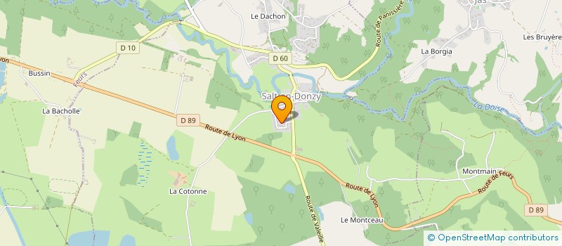localisation de l'entreprise MONSIEUR MICHEL DALLERY  SALVIZINET