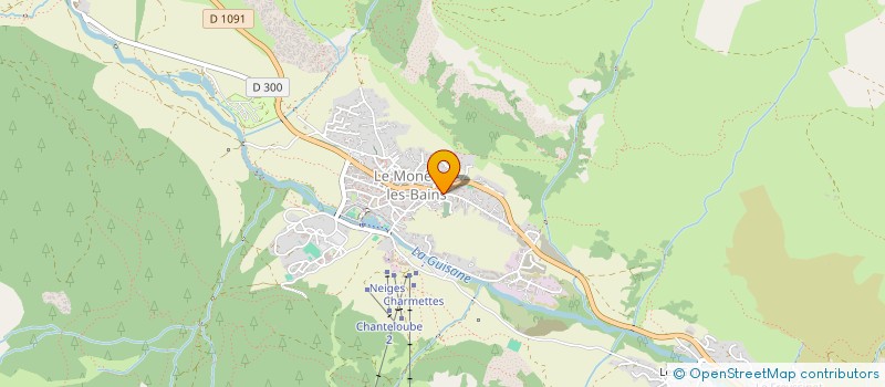 localisation de l'entreprise MONSIEUR MICHEL DAMARIUS  LE MONETIER-LES-BAINS