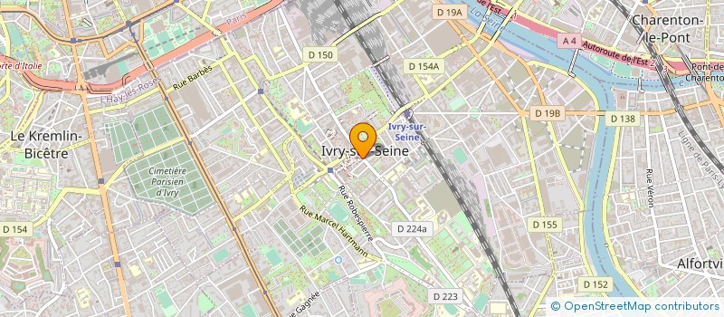 localisation de l'entreprise MONSIEUR MICHEL DAMBRINE à IVRY-SUR-SEINE