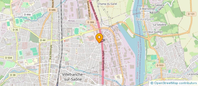 localisation de l'entreprise MONSIEUR MICHEL DAMOUR  VILLEFRANCHE