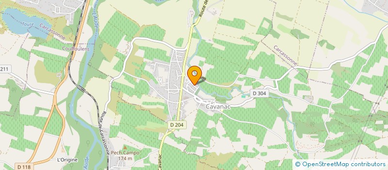 localisation de l'entreprise MONSIEUR MICHEL DANESIN  CAVANAC