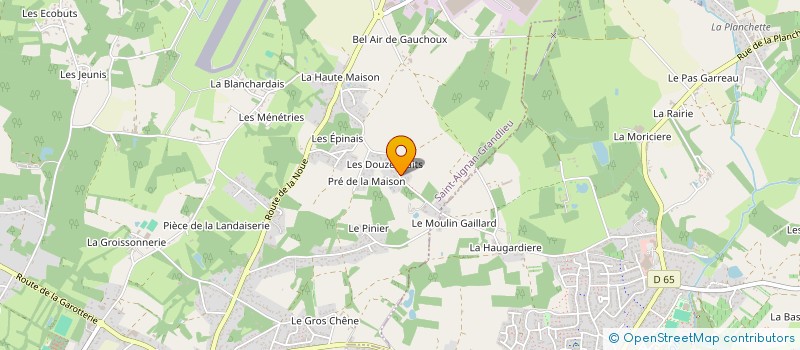 localisation de l'entreprise MONSIEUR MICHEL DANION à SAINT-AIGNAN-GRANDLIEU