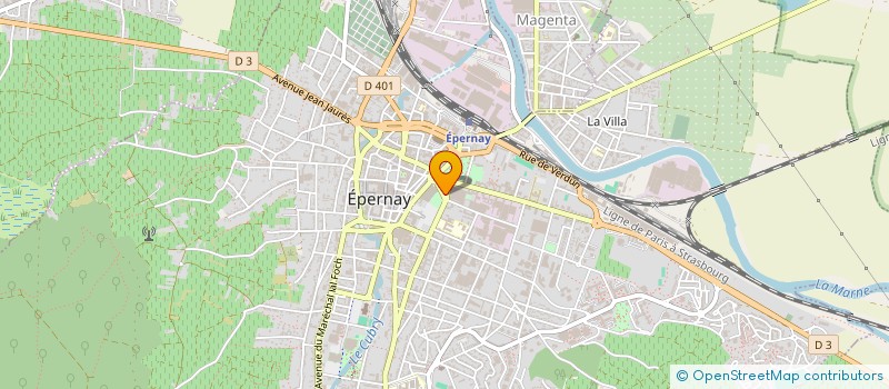 localisation de l'entreprise MONSIEUR MICHEL DANJOUX à EPERNAY