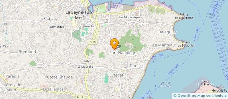 localisation de l'entreprise MONSIEUR MICHEL DANN à LA SEYNE-SUR-MER