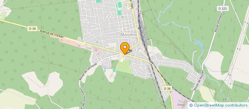 localisation de l'entreprise MONSIEUR MICHEL DANTHEZ  MORCENX-LA-NOUVELLE