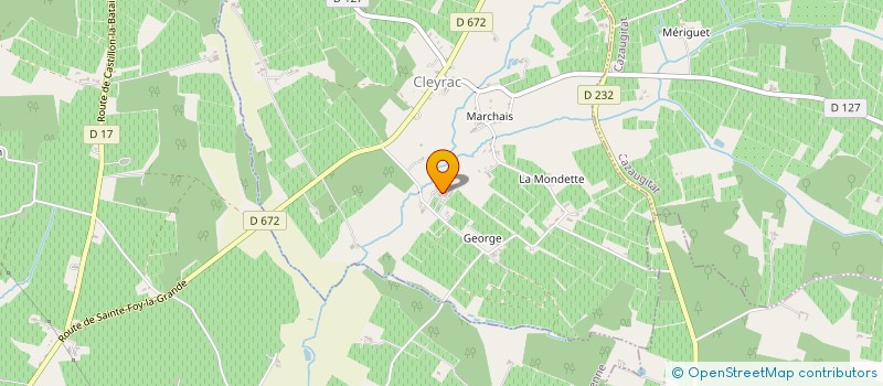 localisation de l'entreprise MONSIEUR MICHEL DANTON à CLEYRAC