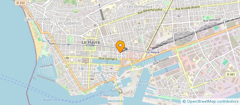 localisation de l'entreprise MONSIEUR MICHEL DAOU  LE HAVRE