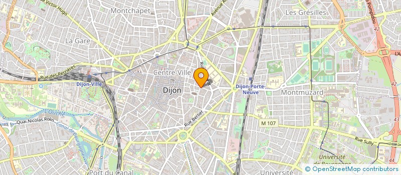 localisation de l'entreprise MONSIEUR MICHEL DAPERON à DIJON