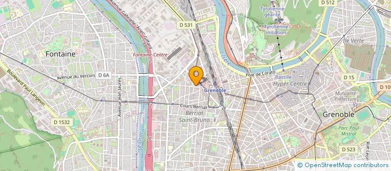 localisation de l'entreprise MONSIEUR MICHEL DARBON à GRENOBLE