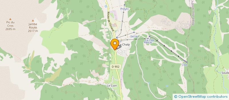 localisation de l'entreprise MONSIEUR MICHEL DARMON  ARVIEUX