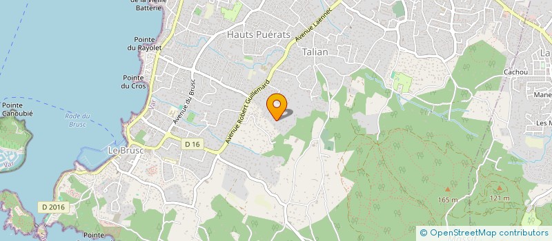 localisation de l'entreprise MONSIEUR MICHEL DARPHIN  SIX FOURS LES PLAGES