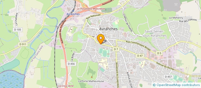 localisation de l'entreprise MONSIEUR MICHEL DATIN  AVRANCHES