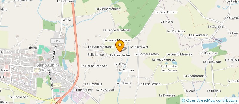 localisation de l'entreprise MONSIEUR MICHEL DAUDIBON à SAINT-AUBIN-D'AUBIGNE